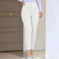 thumbnail image 5 of Women's High Waisted Skinny Dress Pants, Stretchy Versatile Solid Business Casual Trousers with Pockets, 5 of 5