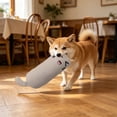 thumbnail image 6 of PoyoKee Interactive Cat Toys for Indoor Cats, 6" x 2.4" Real Catnip Small Soft Catnip Toys, Lightweight Puppy Essentials for Batting Carrying, Gray, 6 of 8