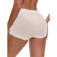 thumbnail image 2 of DARING DIVA Women's Plus Full Coverage High Waisted Ice Silk Underwear L Light Pink, 2 of 6