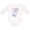 AA-White, variant on Inktastic Pink or Blue, Big Brother Loves You Footprints and Heart Boys Long Sleeve Baby Bodysuit