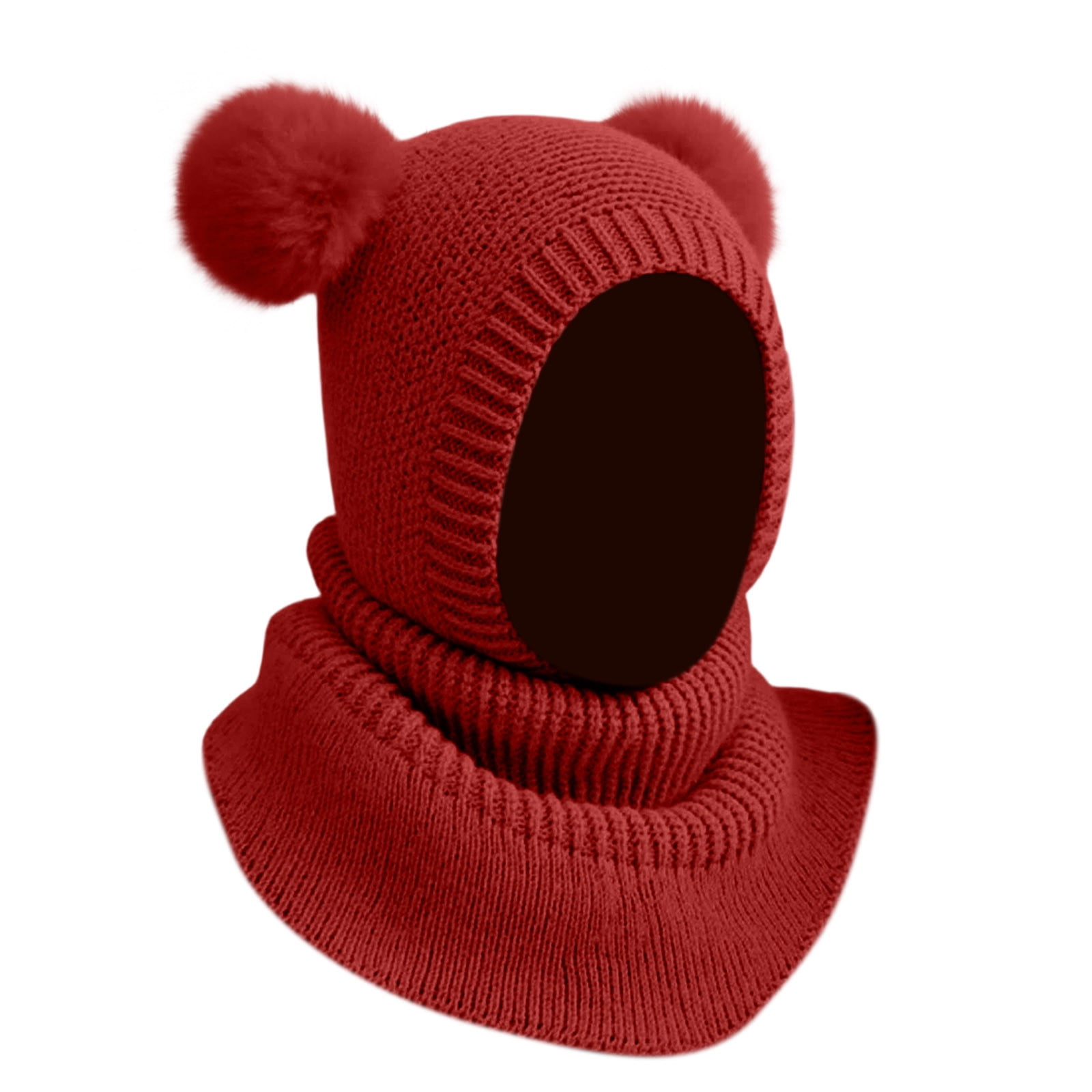 E Winter Balaclava Hat For Toddler 2 In 1 Ski Mask Fleece Lined Beanie With Face Cover