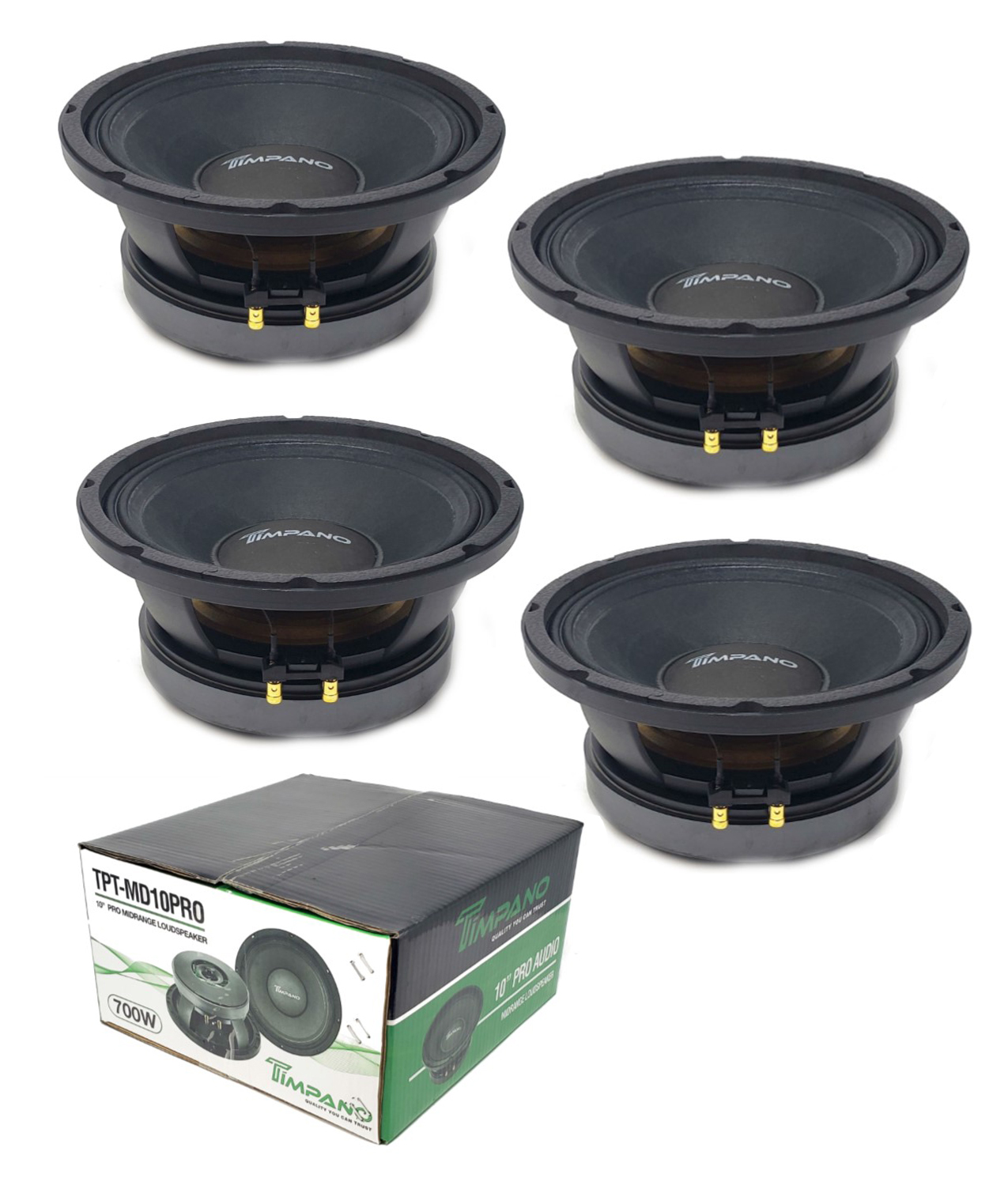 2 Timpano TPT-MD8 Full Range Mid Bass Loud Speaker 8 8 Ohm 520W Peak Pair