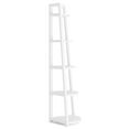thumbnail image 3 of Topcobe 5-Tier Corner Shelf, 70" Tall Corner Ladder Shelf Small Bookshelf, Indoor Furniture, Modern Furniture for Living Room, White, 3 of 4