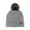 Grey, variant on Hats Christmas Women Winter Warmer Casual Plush Crochet Multicolor Women Knit Ball Baseball Caps Winter Hats For Women