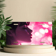 thumbnail image 6 of 1 Pcs 2D Flat License Plate Covers & Frames, Profile of a Woman For Decorative Front, Waterproof For Decoration Aluminum License Plate Covers & Frames Cover For Men Women, 12" X 6", 6 of 7