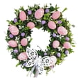 thumbnail image 4 of CUITING Easter Bunny Wreath Festive Floral Decoration For Home Easter & Spring, 4 of 4