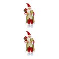 thumbnail image 1 of Muñeco de Navidad Inteprter Santa Claus Adorno para Mesa 30 centimetros 2piezas, 1 of 1