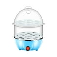 thumbnail image 2 of Clearance Egg Steamer under $10,Eggs Cooker Double Breakfast Machine Stainless Steel Multi Function Steamer, 2 of 7
