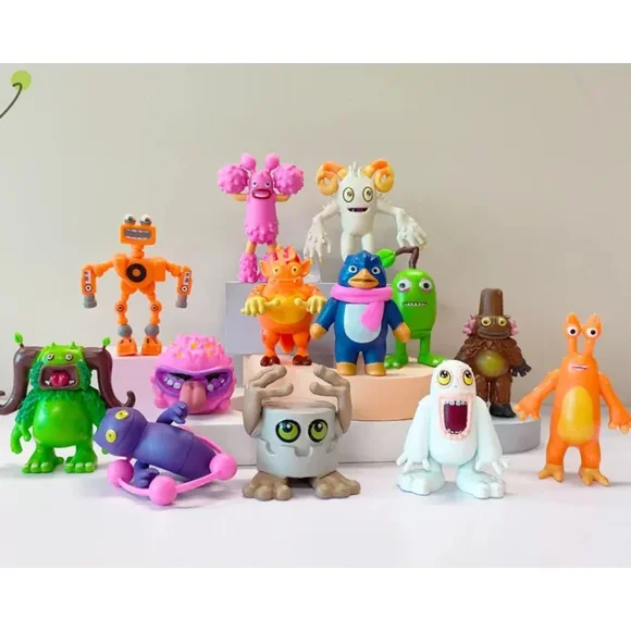 WJSDDXD 13pcs/set My Singing Monsters Wubbox Figure Action PVC Model High-quality Toy Desk Decor Collection Children‘s Birthday Gifts