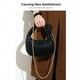 thumbnail image 2 of Bolsos pequeños para mujer, bolso bandolera de cuero vegano suave, mini monederos, bolsa informal para bola de masa, 2 of 5