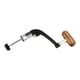 thumbnail image 4 of Carrete de pesca giratorio de metal con mango y brazo basculante y manivela de madera Negro l, 4 of 9