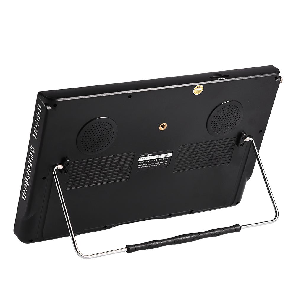 Garosa 12'' Digital Television ATSC Portable TV 1080P HD HDMI Video