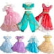 thumbnail image 2 of Disfraz de princesa Disney para niña, Reina de la nieve, Elsa, Anna, vestido de fiesta de cumpleaños, vestido de fantasía de Halloween, Cenicienta, Rapunzel, 2 of 5