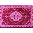 thumbnail image 1 of Ahgly Company Indoor Rectangle Persian Pink Traditional Area Rugs, 2' x 5', 1 of 4