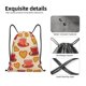 thumbnail image 4 of Fotbe Cups of Tea Bolsa Mochila con Cordón Estampada, Bolsa de Gimnasio Deportiva, Bolsa Cinch, Bolsa con Cordón para Hombres y Mujeres-Small, 4 of 6