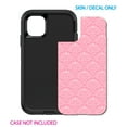 thumbnail image 2 of DistinctInk Custom SKIN / DECAL compatible with OtterBox Defender for iPhone 11 Pro MAX (6.5" Screen) - Pink & White Rose Pattern, 2 of 5