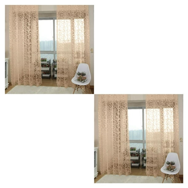 Naiovety Nuevo tul gasa puerta bufanda cenefas cortina transparente ventana cortinas Type5 NO5 Naiovety CBP009873