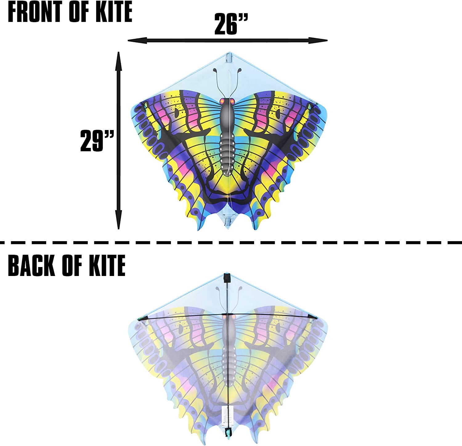 X Kites Dlx Diamond - Butterfly