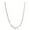 White, variant on 14k Yellow Gold 4mm Paper Clip Link Necklace (15")