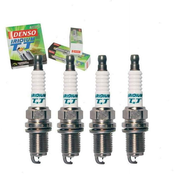 4 pc DENSO Iridium TT Spark Plugs compatible with Jeep Renegade 2.4L L4 2015-2017
