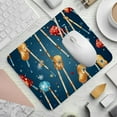 thumbnail image 2 of Christmas Crutches Gaming Mousepad Mouse Mat Desk Mat - Square, 8.3x9.8 Inch, Non-Slip Rubber Bottom, Printed, Suitable for Office and Gaming, 2 of 6