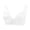 White, variant on Bras for Women Adjustable Plus Cup Push Up Bra Comfortable and Breathable Gather Underwire White 85B