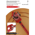 thumbnail image 4 of Woodworking Trimming Machine Slotting Base Milling Circle Slotting Position Milling Groove Bracket Router Circle Jig,B, 4 of 8