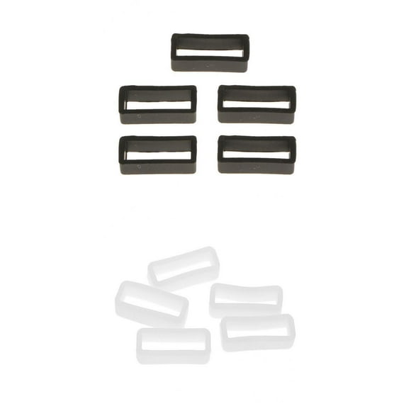 10pcs Bricolaje Caucho Caucho Silicona Reloj Banda Correa Anillos De 20 Mm