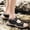Black, variant on Fashion Handmade Beach Sandals in Plus Size