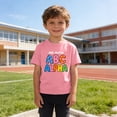 thumbnail image 5 of Kids ABC Tshirt Pink | Boys Alphabet Graphic Tee 100% Cotton Soft Shirt for Kids & Big Kids 3-10 Years | Educational Playwear for School & Casual,Size 7 T, 5 of 9