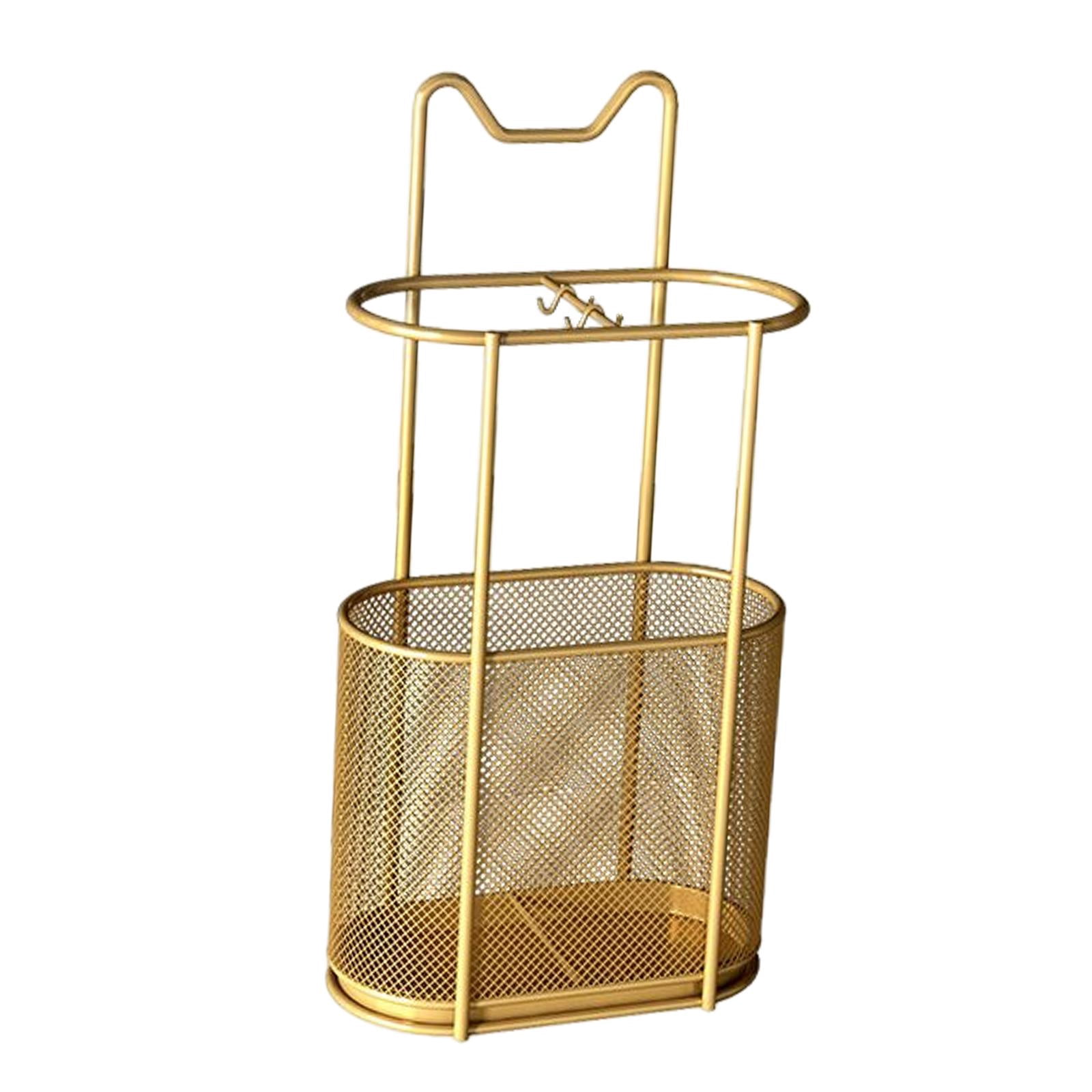 Portable Free Standing Umbrella Holder Bin Canes Walking Sticks Holder Umbrella Storage Rack for Entry Patio Household Hallway Office