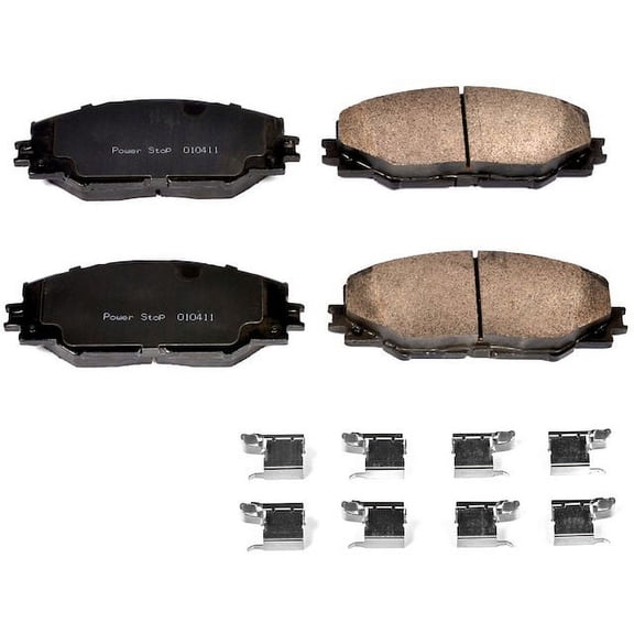 Front Brake Pad Set - Compatible with 2009 - 2010 Pontiac Vibe 2.4L 4-Cylinder