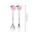 thumbnail image 3 of EeaseCA 4 Pcs Outils de Table Créatifs en Forme de Fruit Fourchette Cuillère en Acier Inoxydable, 3 of 7