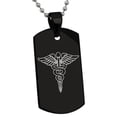 thumbnail image 2 of Tioneer Stainless Steel Engraved Dog Tag Pendant Necklace, 2 of 4