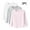 Multicolor#14, variant on pstuiky Girls Long Sleeve Tops, 3-Piece Set Unisex Solid Color Round Neck Tee Shirts Soft Casual Tops Spring and Fall Thin Basic Tees Girl Tops