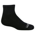 thumbnail image 2 of Fruit of the Loom Dual Defense Ankle Socks for Boys, Black, Sizes 3-9 (10-Pack), 2 of 5