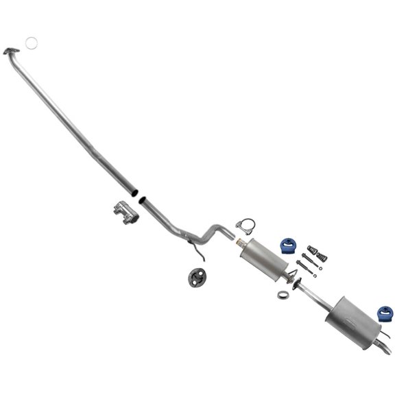 2012-2013 for Civic 1.8L 2 Door for Coupe Muffler System Kit - Cat Back, No Drilling Required, Single Exit