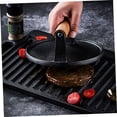 thumbnail image 4 of TABLZONE Iron Burger Press Black Grill Press Simple Design Cooking Tool 1Set, 4 of 8