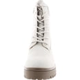 thumbnail image 3 of Wild Pair  Womens Bentli P Nubuck Embellished Combat & Lace-up Boots, 3 of 3