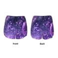 thumbnail image 3 of KLL Purple Bubble Abstract Art Pattern Shorts Women,Athletic Shorts High Waisted Running Shorts Pocket Sporty Short Gym Elastic Workout Shorts-Medium, 3 of 7