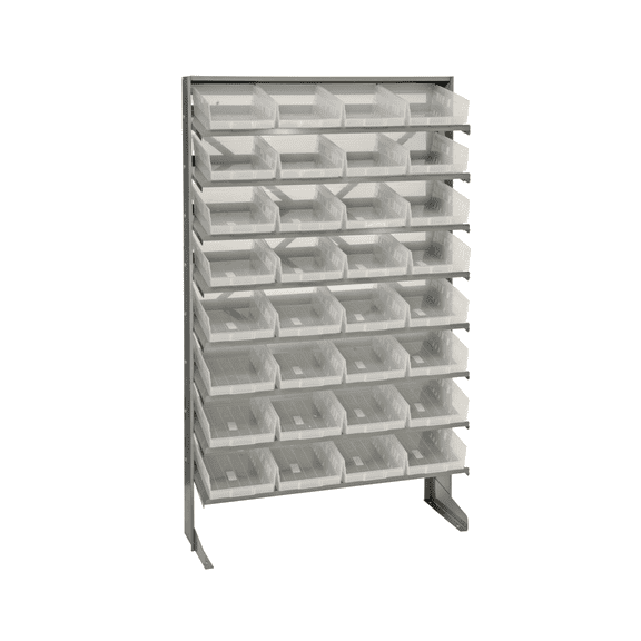 Quantum Storage QPRS-107CL Single Sided Pick Rack with 32 Storage Bins