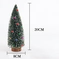 Christmas Tree Mini Tree With Wood Base DIY Crafts Home Table Stained
