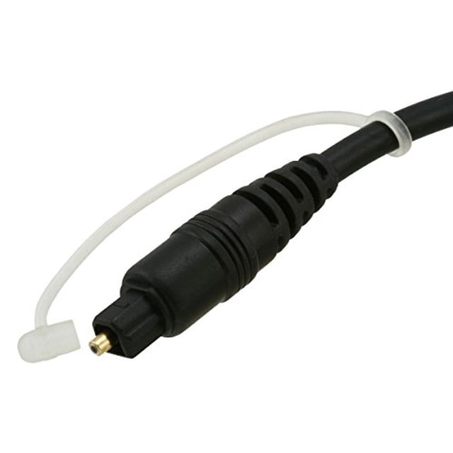 Monoprice S/PDIF (Toslink) Cable de audio óptico digital, 6 pies, negr