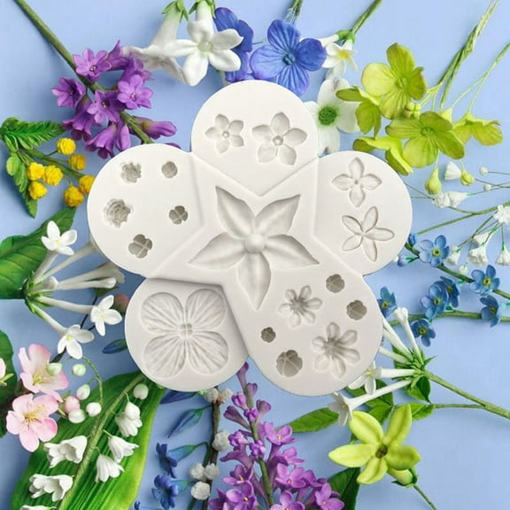 Flower silicone mold fondant mold cake decorating tool chocolate gumpaste mold