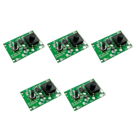 5X 1.2V Solar Lamp String Control Board Circuit Board with Switch Solar Street Light Control Panel Controller Module