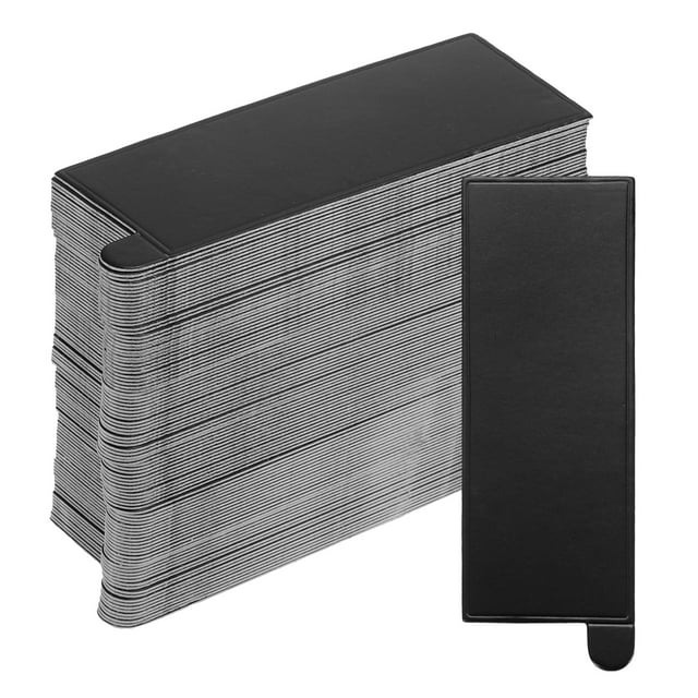 Uxcell 100pcs Mini Cake Boards, Mousse Cake Cardboards Rectangle for Cake (Black)