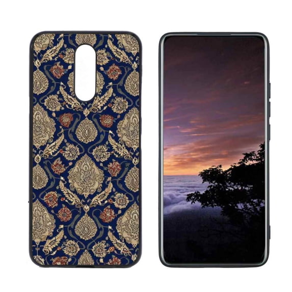 Carpet-Wallpaper-62 Phone Case, Degined for LG X4 Case Men Women, Flexible Silicone Shockproof Case for LG X4