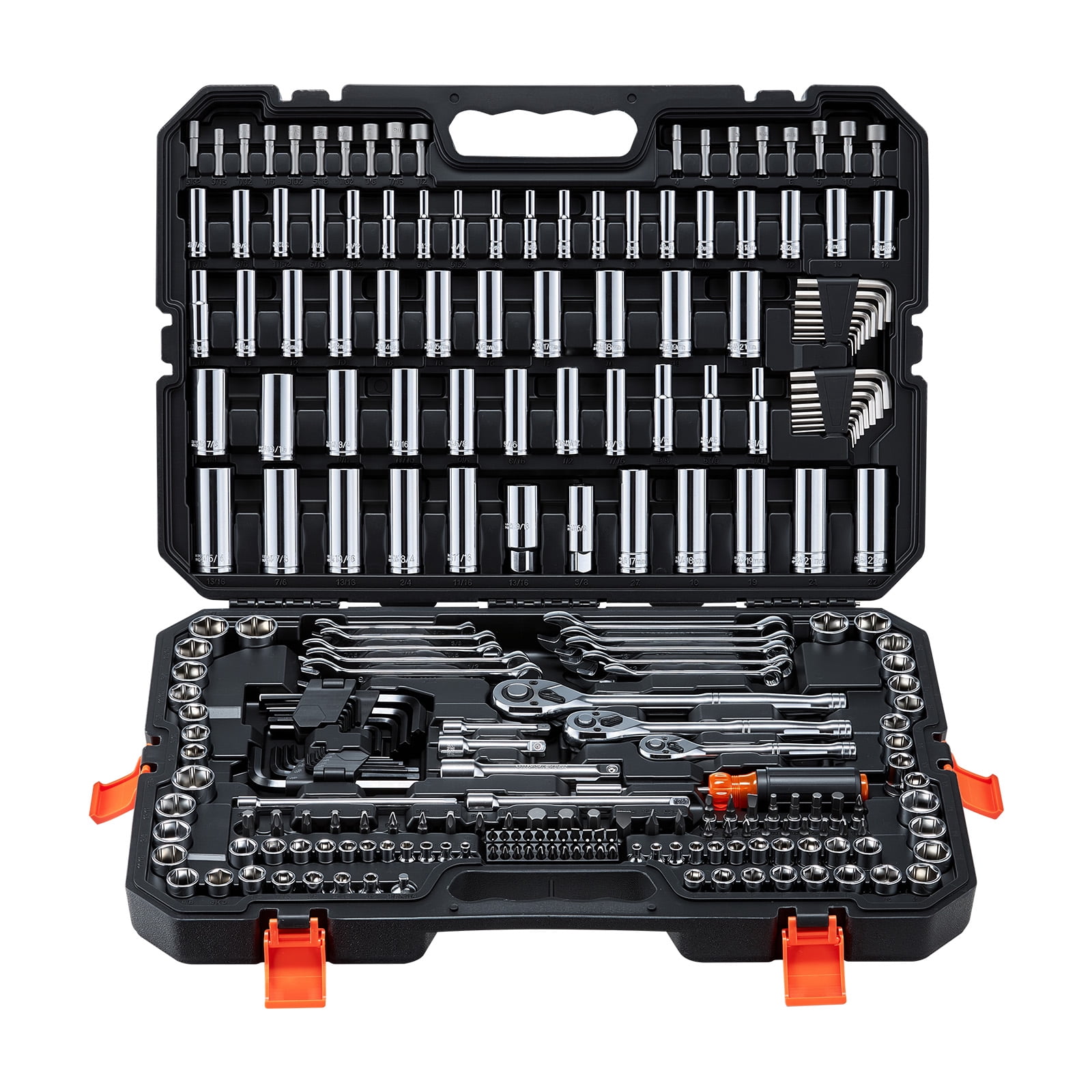 STANLEY 96-010 75-Piece Mechanics Tool Set, Chrome - Walmart.com