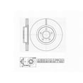 thumbnail image 6 of UltraHC Coated High Carbon Brake Rotor, Front UR002498, Volvo S40 2011-2004, 6 of 6