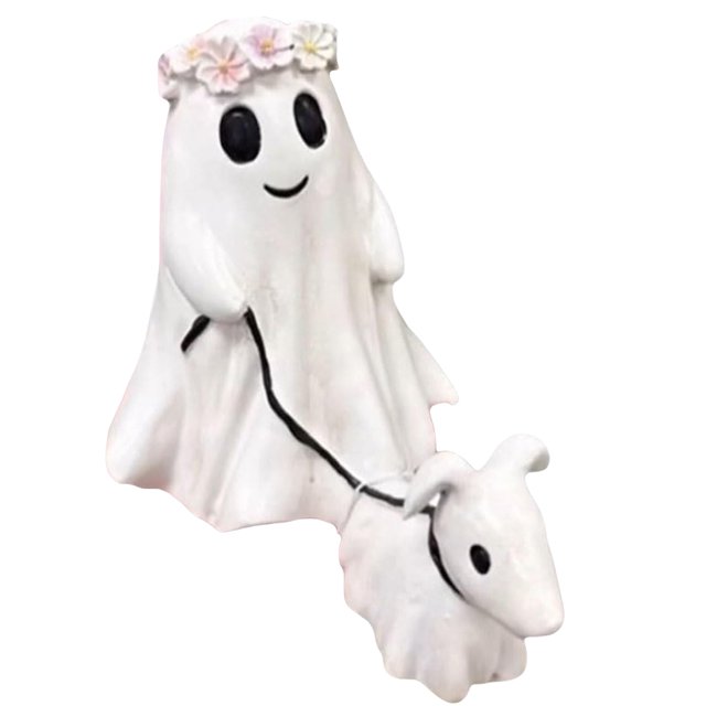 Modelo Perro Que Camina Fantasma Adorno Hecha A Mano para El